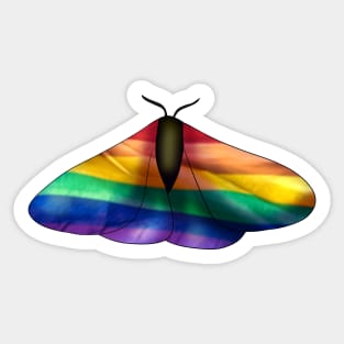 Pride Moth Sticker